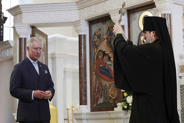 Принц Чарльз посетил молебен в русском соборе Лондона