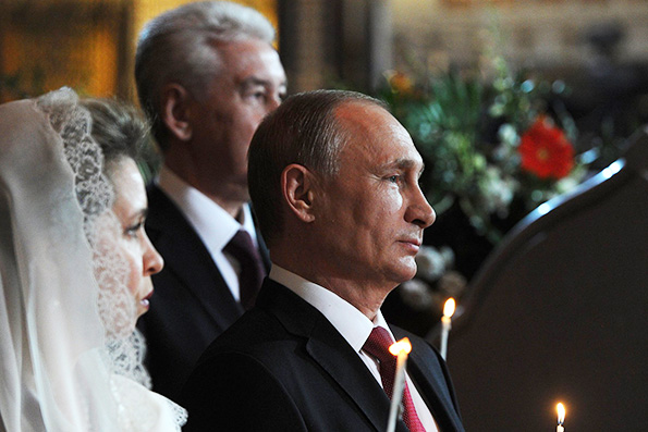 Владимир Путин поздравил православных христиан с Пасхой Христовой