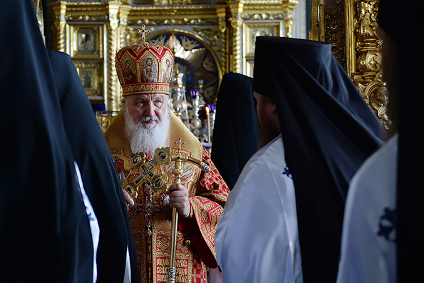 Патриарх Кирилл напомнил афонским монахам об ответственности за Православие