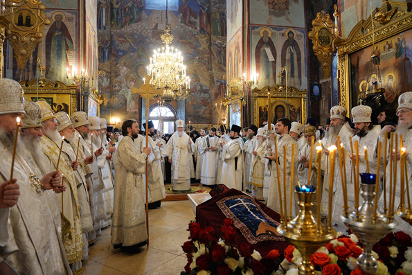 В Троице-Сергиевой Лавре состоялось отпевание и погребение архимандрита Кирилла (Павлова)